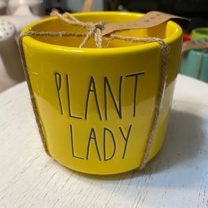 Rae Dunn Plant Lady planter